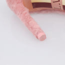 LOUIS VUITTON Pumps Leather Mouton 34 1/2 Pink LV Auth 210464M-11