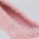 LOUIS VUITTON Pumps Leather Mouton 34 1/2 Pink LV Auth 210464M-12