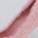 LOUIS VUITTON Pumps Leather Mouton 34 1/2 Pink LV Auth 210464M-23