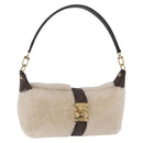 LOUIS VUITTON Monogram Pochette Mia Shoulder Bag Ivory M26245 LV Auth 210465SAM-1