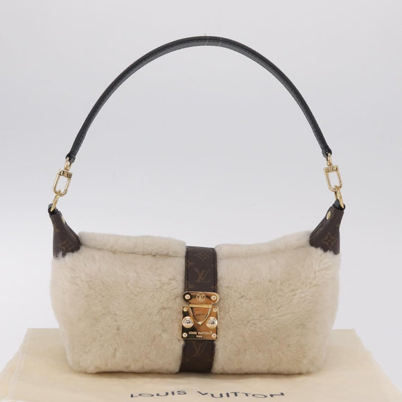 LOUIS VUITTON Monogram Pochette Mia Shoulder Bag Ivory M26245 LV Auth 210465SAM