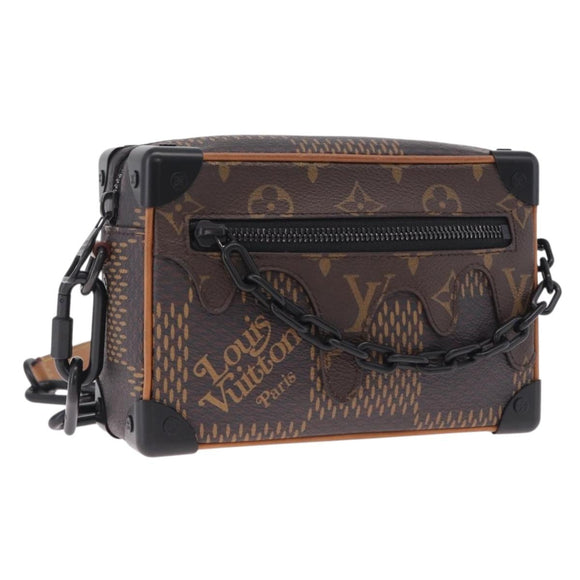 LOUIS VUITTON Damier Giant Mini Soft Trunk Shoulder Bag N60394 LV Auth 210466SM