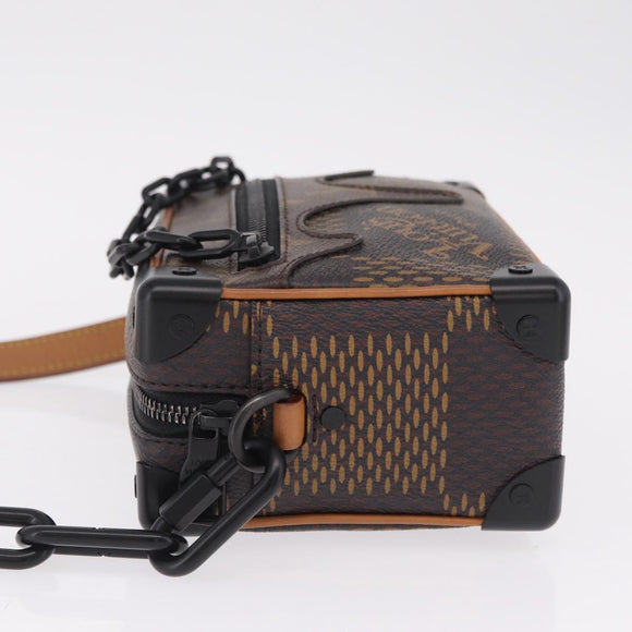 LOUIS VUITTON Damier Giant Mini Soft Trunk Shoulder Bag N60394 LV Auth 210466SM