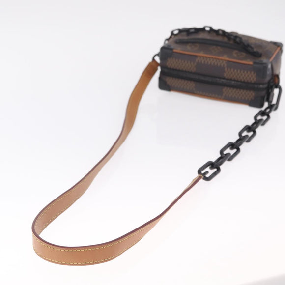LOUIS VUITTON Damier Giant Mini Soft Trunk Shoulder Bag N60394 LV Auth 210466SM