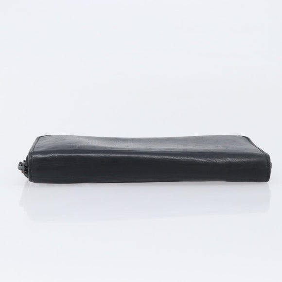 LOUIS VUITTON Monogram Shadow Zippy Wallet Vertical Black M62902 LV Auth 210467