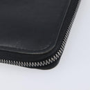 LOUIS VUITTON Monogram Shadow Zippy Wallet Vertical Black M62902 LV Auth 210467-8