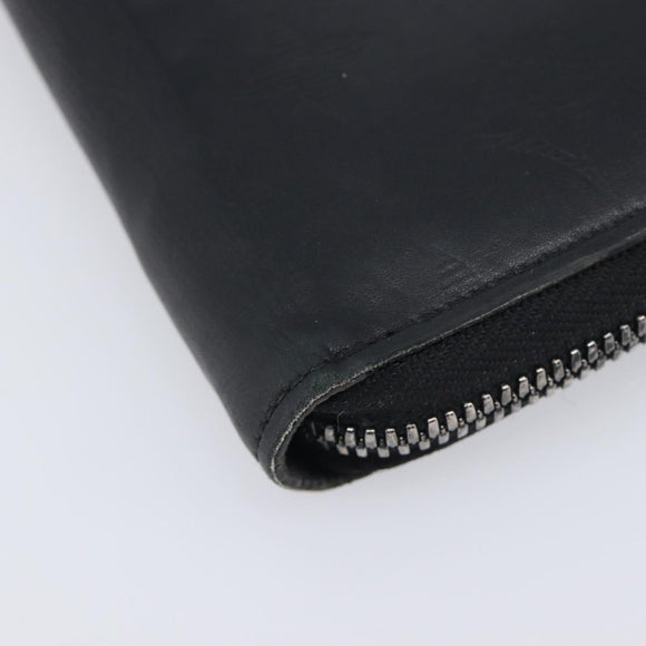 LOUIS VUITTON Monogram Shadow Zippy Wallet Vertical Black M62902 LV Auth 210467