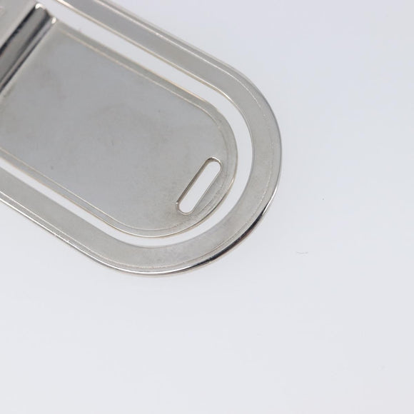 LOUIS VUITTON Avieport Address Money Clip metal Silver M65067 LV Auth 210468