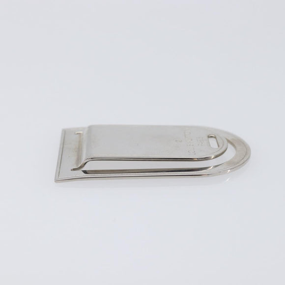 LOUIS VUITTON Avieport Address Money Clip metal Silver M65067 LV Auth 210468
