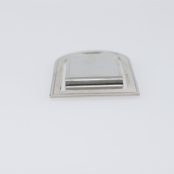 LOUIS VUITTON Avieport Address Money Clip metal Silver M65067 LV Auth 210468