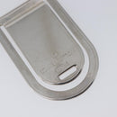 LOUIS VUITTON Avieport Address Money Clip metal Silver M65067 LV Auth 210468-8