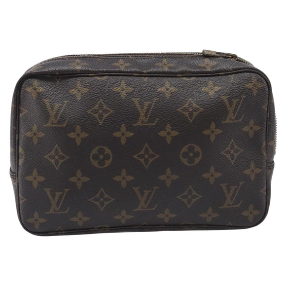 LOUIS VUITTON Monogram Trousse Toilette 28 Clutch Bag M47522 LV Auth 210469