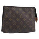 LOUIS VUITTON Monogram Poche Toilette 19 Pouch M47544 LV Auth 210470-1