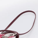 Christian Dior Lady Dior Medium Hand Bag Leather 2way Pink Silver Auth 210471SAM-10