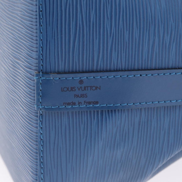 LOUIS VUITTON Epi Petit Noe Shoulder Bag Blue M44105 LV Auth 210489V