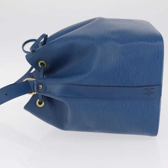 LOUIS VUITTON Epi Petit Noe Shoulder Bag Blue M44105 LV Auth 210489V