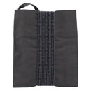 HERMES Her Line Pochette Shoulder Bag Canvas Gray Auth 210490-3