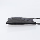 HERMES Her Line Pochette Shoulder Bag Canvas Gray Auth 210490-4