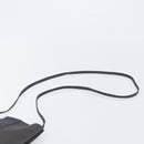HERMES Her Line Pochette Shoulder Bag Canvas Gray Auth 210492-8
