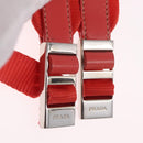 PRADA Backpack Nylon Orange Silver Auth 210493A-18
