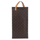 LOUIS VUITTON Monogram Ussuarie Shoes Case M43892 LV Auth 210497V-2