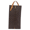 LOUIS VUITTON Monogram Ussuarie Shoes Case M43892 LV Auth 210497V-3