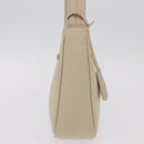 PRADA Hand Bag Nylon Beige Silver Auth 210498V-4