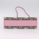 GUCCI x Higuchi Yuuko GG Supreme Bag PVC 2way Beige Silver 630542 Auth 210501M-11
