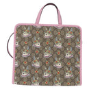 GUCCI x Higuchi Yuuko GG Supreme Bag PVC 2way Beige Silver 630542 Auth 210501M-2
