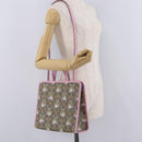 GUCCI x Higuchi Yuuko GG Supreme Bag PVC 2way Beige Silver 630542 Auth 210501M-22