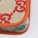 GUCCI GG Canvas Tote Bag Multicolor Orange 550763 Auth 210502V-13