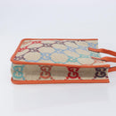 GUCCI GG Canvas Tote Bag Multicolor Orange 550763 Auth 210502V-4