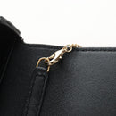 FENDI Mr.Doodle Nano Bucket Pouch Leather White Gold Tone 7AR844 Auth 210507M-21
