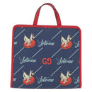 GUCCI Jetsons Collaboration Hand Bag PVC Blue Silver 605614 Auth 210513V-2