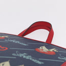 GUCCI Jetsons Collaboration Hand Bag PVC Blue Silver 605614 Auth 210513V-8