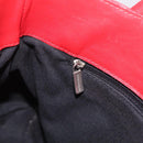 BURBERRY Nova Check Hand Bag Leather Red Auth 210518-20
