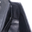 CHANEL Chain Matelasse 30 Bag Caviar Skin Black Silver CC Auth 210527SAV-21