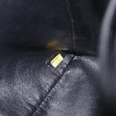 CHANEL Chain Matelasse 30 Bag Caviar Skin Black Silver CC Auth 210527SAV-26