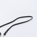Miu Miu Hand Bag Vittero Dino Leather 2way Black Gold Auth 210530V-10