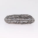 Salvatore Ferragamo Mini Pouch Sequin Silver Auth 210533A-10