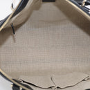 GUCCI Micro GG Canvas Guccissima Bag Leather 2way Black Gold 449657 Auth 210602V-20