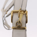 Miu Miu Hobo Hand Bag Leather 2way White Gold Auth 210603SAM-19