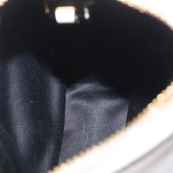 Miu Miu Hobo Hand Bag Leather 2way White Gold Auth 210603SAM