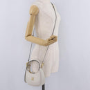 Miu Miu Hobo Hand Bag Leather 2way White Gold Auth 210603SAM-26