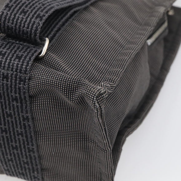 HERMES Her Line A Dos MM Backpack Canvas Gray Silver Auth 210605A
