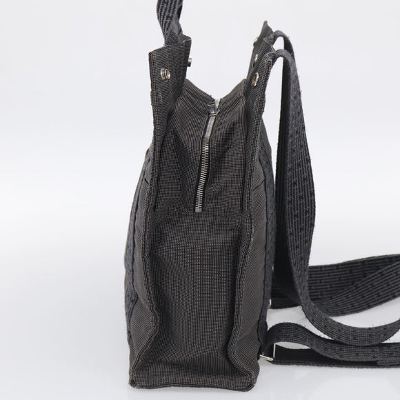 HERMES Her Line A Dos MM Backpack Canvas Gray Silver Auth 210605A