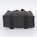 HERMES Her Line A Dos MM Backpack Canvas Gray Silver Auth 210605A-9