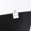 FENDI Canay Chain Shoulder Bag Leather Black Silver 8M0381 Auth 210607A-16