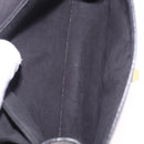 FENDI Canay Chain Shoulder Bag Leather Black Silver 8M0381 Auth 210607A-19