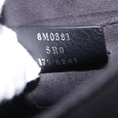 FENDI Canay Chain Shoulder Bag Leather Black Silver 8M0381 Auth 210607A-26